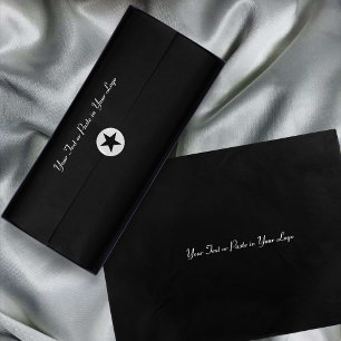 Papel De Seda Preto - Sólido - Sem padrão