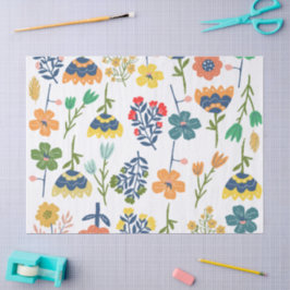 Papel De Seda Pretty watercolor floral Beautiful colors Pink