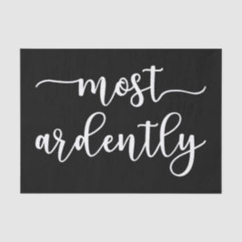 Papel De Seda Pride And Prejudice Mr. Darcy - Most Ardently I