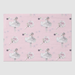 Papel De Seda Prima Ballerina Swan e Rosas