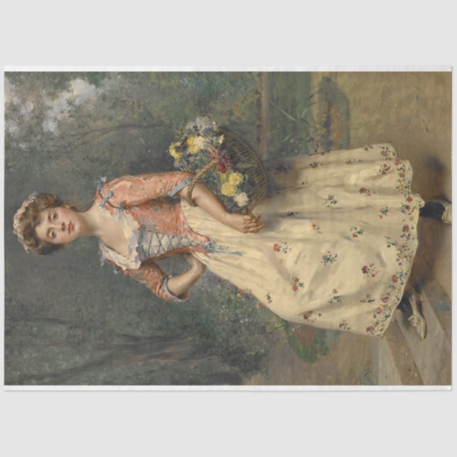 Papel De Seda Primavera Beauty (por Raimundo de Madrazo y Garret (Frente )