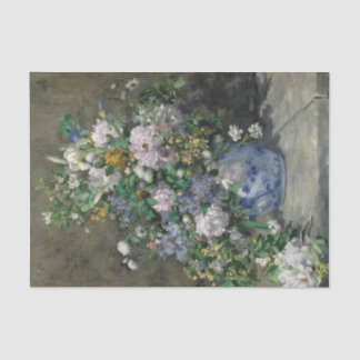 Papel De Seda Primavera Buquê por Auguste Renoir