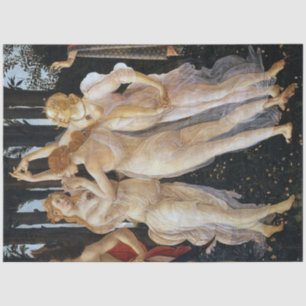 Papel De Seda Primavera (detalhe), Sandro Botticelli, 1482