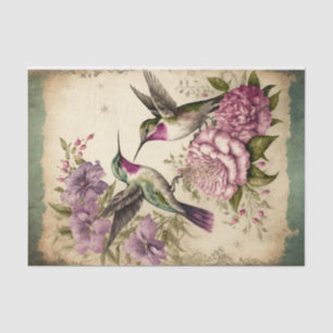Papel De Seda Primavera Hummingbird