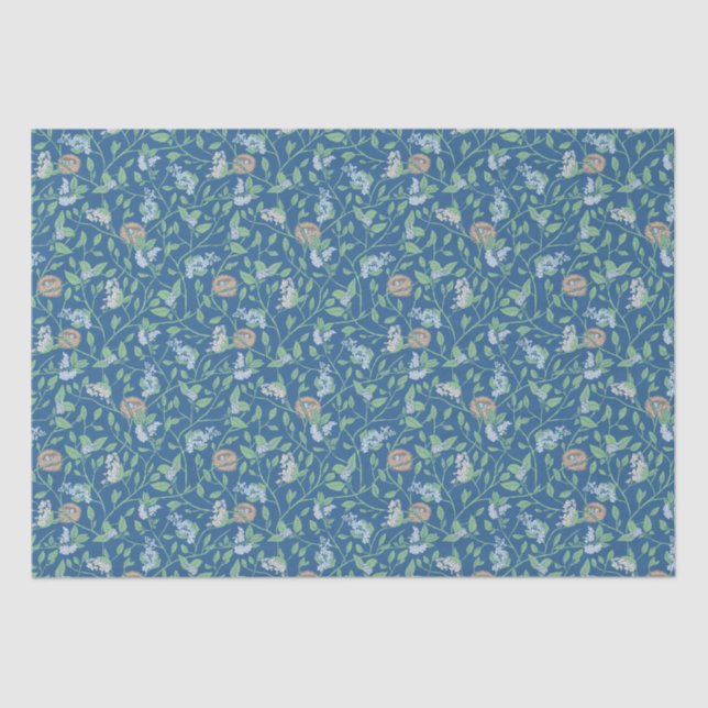 Papel De Seda Primavera Jardim Mãe Dia Robin Nest Queen Ann Lace (Frente )