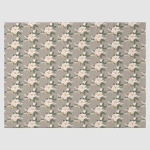 Papel De Seda Primavera Magnolia Buquê Flor