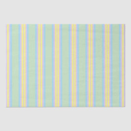 Papel De Seda Primavera Pastel Stripes