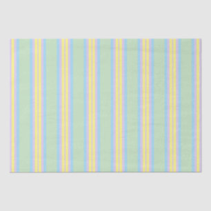 Papel De Seda Primavera Pastel Stripes