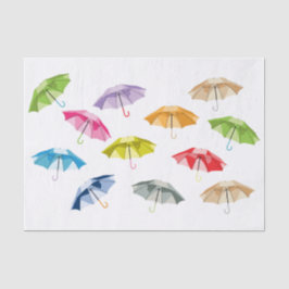 Papel De Seda Primavera Umbrellas