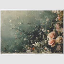 Papel De Seda Primavera verde