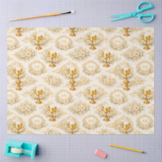 Papel De Seda Primeira Comunhão Design #14