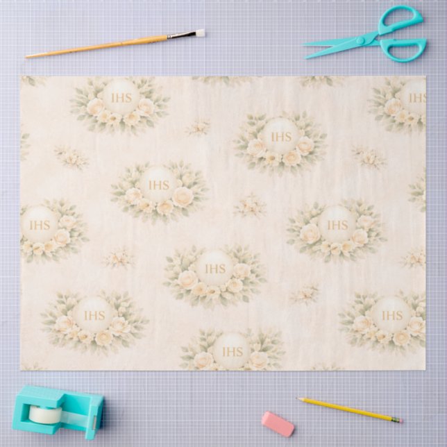 Papel De Seda Primeira Comunhão Design #3 (Arte )
