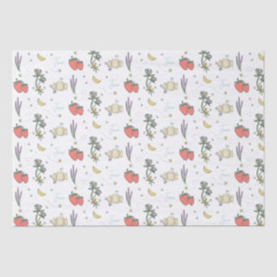 Papel De Seda Primeiro Chá de fraldas de Berry de Verão, com des