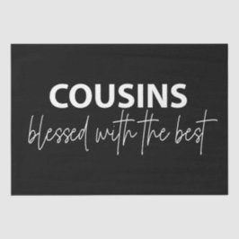 Papel De Seda Primos - Abençoados Com O Melhor