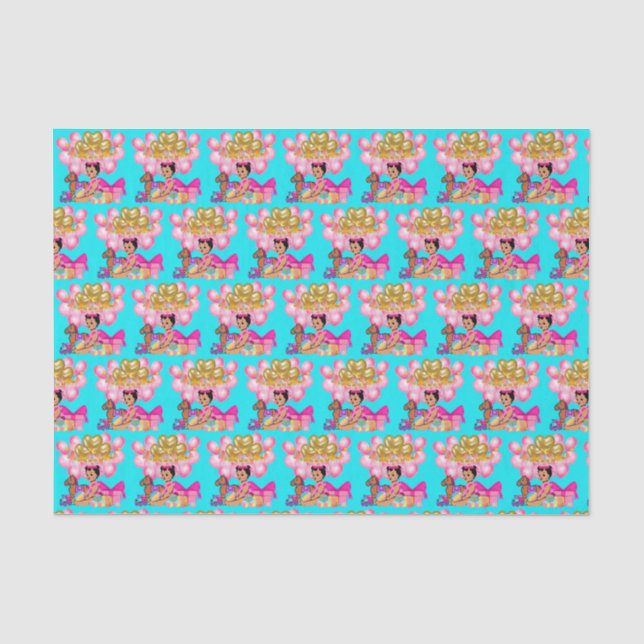 Papel De Seda Princesa a Rosa (Frente )