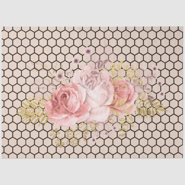 Papel De Seda Princesa Bee Series Design 47 (Frente )