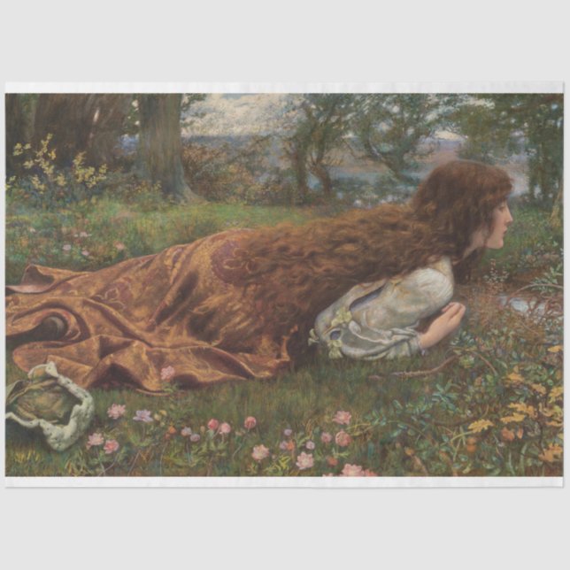 Papel De Seda Princesa fora da escola (por E.R. Hughes) (Frente )