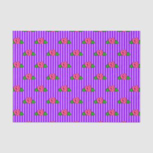 Papel De Seda Princesa Rosebud Stripes 1-TECIDO DE ROSTO