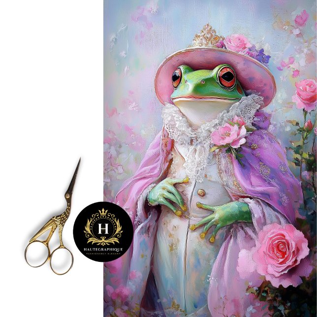 Papel De Seda Princesa Sapo Caprichosa Decoupage Dia das Mães (Criador carregado)