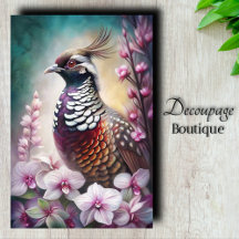 Príncipe Orquídea Decoupage
