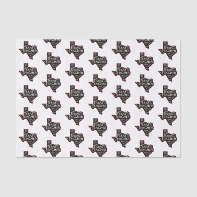 Papel De Seda Professor do Texas (Frente )
