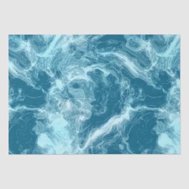Papel De Seda Profundidade do Mar (Frente )
