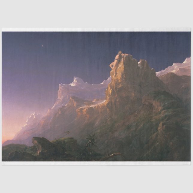 Papel De Seda Prometheus Bound (por Thomas Cole) (Frente )