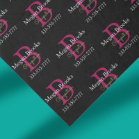Promoção Comercial, Nome, Monograma e Título em Pr