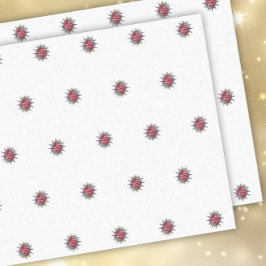 Papel De Seda Promocional branco de padrão de logotipo personali