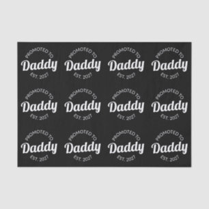 Papel De Seda Promovido a Papai Est 2027 Novo Papai Chá de Bebê