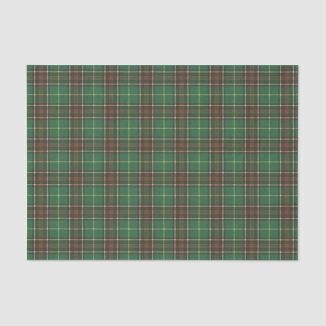 Papel De Seda Província da Terra Nova Original Tartan (Frente )
