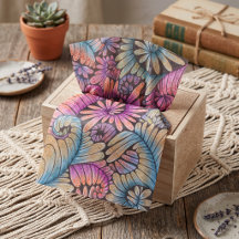 Psicodélica Boho Neon Swirl Floral Boutique
