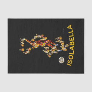 Papel De Seda Publicidade do Licor Isolabella de Leonetto Cappie