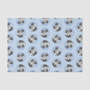 Papel De Seda Pumi Pintura Cinza Pumik Cute Pet Art Original