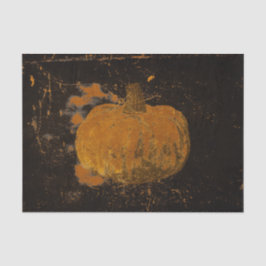 Papel De Seda Pumpkin Autumn Vintage Laranja Grunge Textura