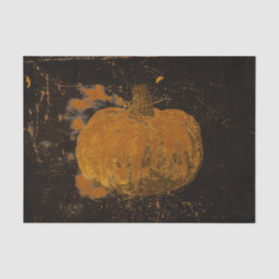 Papel De Seda Pumpkin Autumn Vintage Laranja Grunge Textura