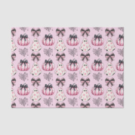 Papel De Seda Pumpkin, Coleta Rosa, Fantasma Padrão do Halloween