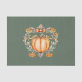 Papel De Seda Pumpkin de queda elegante