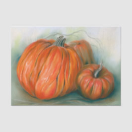 Papel De Seda Pumpkin Patch Autumn Trio Pastel Art