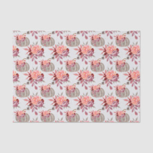 Papel De Seda Pumpkin Pumpkin bonito Floral