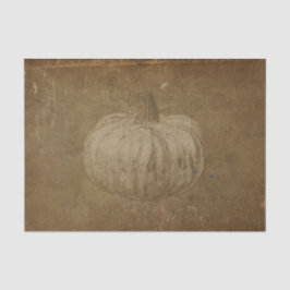 Papel De Seda Pumpkin White Sepia Autumn Vintage Textura Grunge