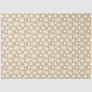 Papel De Seda Pumpkins e Folhas