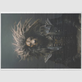 Papel De Seda Punk Gang African Lion in Leather Decoupage