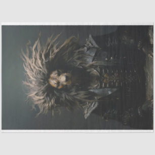 Papel De Seda Punk Gang African Lion in Leather Decoupage