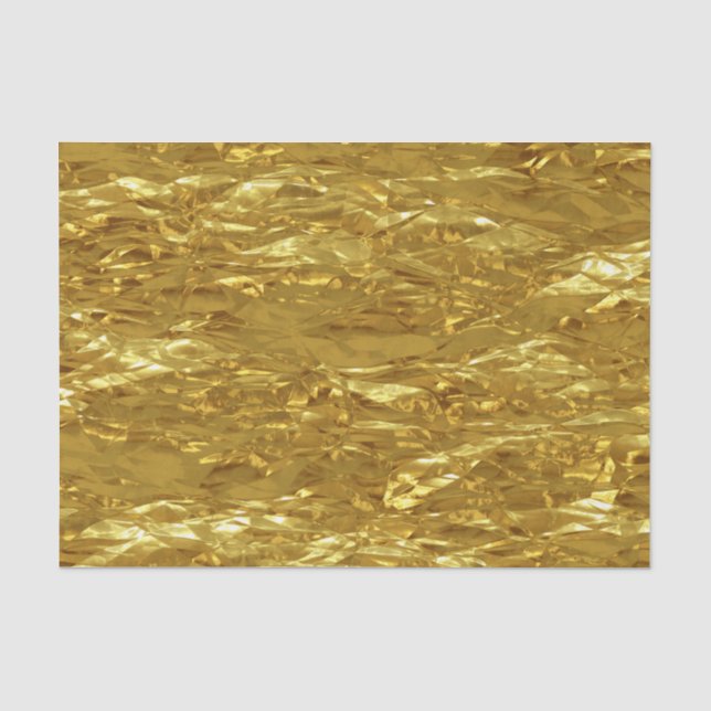 Papel De Seda PURE GOLD FOIL Patterno + texto/foto (Frente )