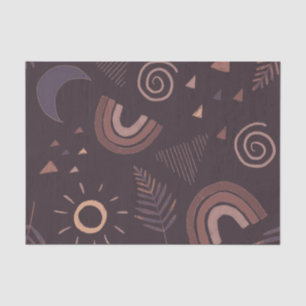 Papel De Seda Purple Boho Rainbow