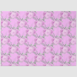 Papel De Seda Purple e Silver Série Floral Design 7