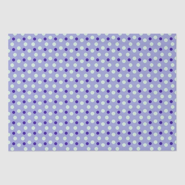 Papel De Seda Purple polka dots (Frente )