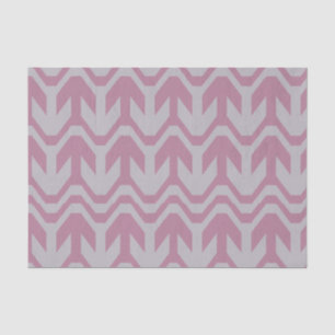 Papel De Seda Púrpura de Pastel e Padrão de Onda Dupla Azul