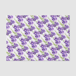 Papel De Seda Púrpura Duranta Cadeado de Skyflower padrão floral